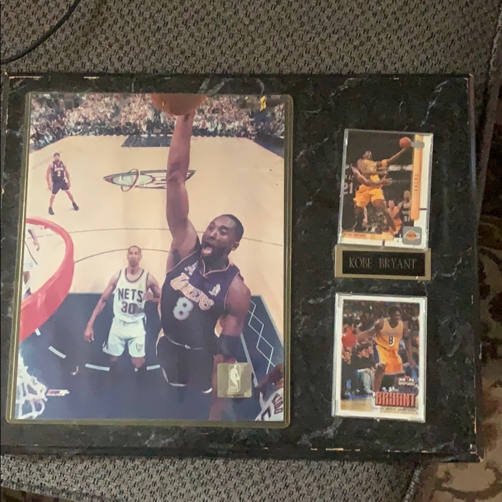 Kobe Bryant Poster With 1999 Cards